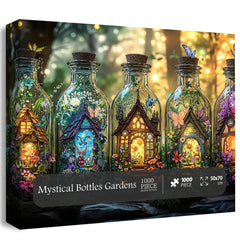 Mystical Bottles Gardens Jigsaw Puzzle 1000 Pieces