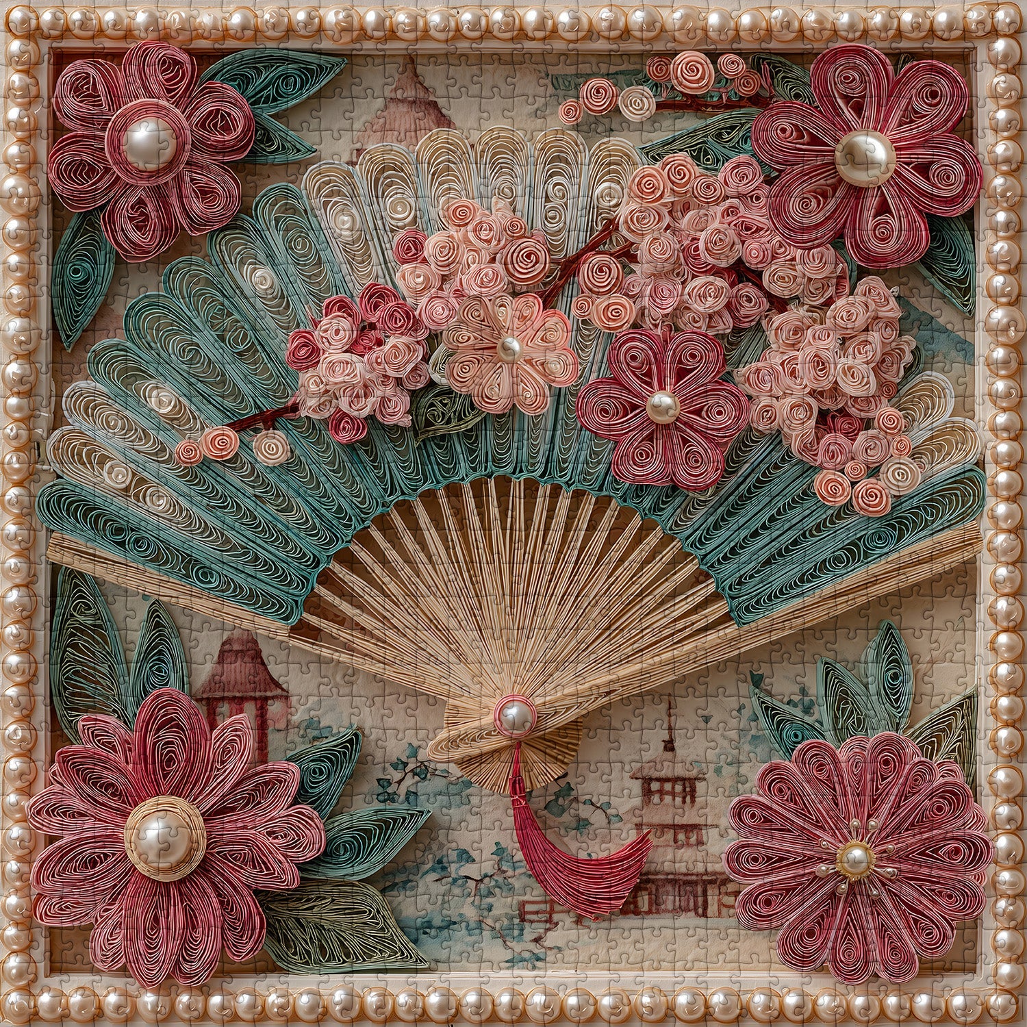 Blossom Fan Jigsaw Puzzle 1000 Pieces