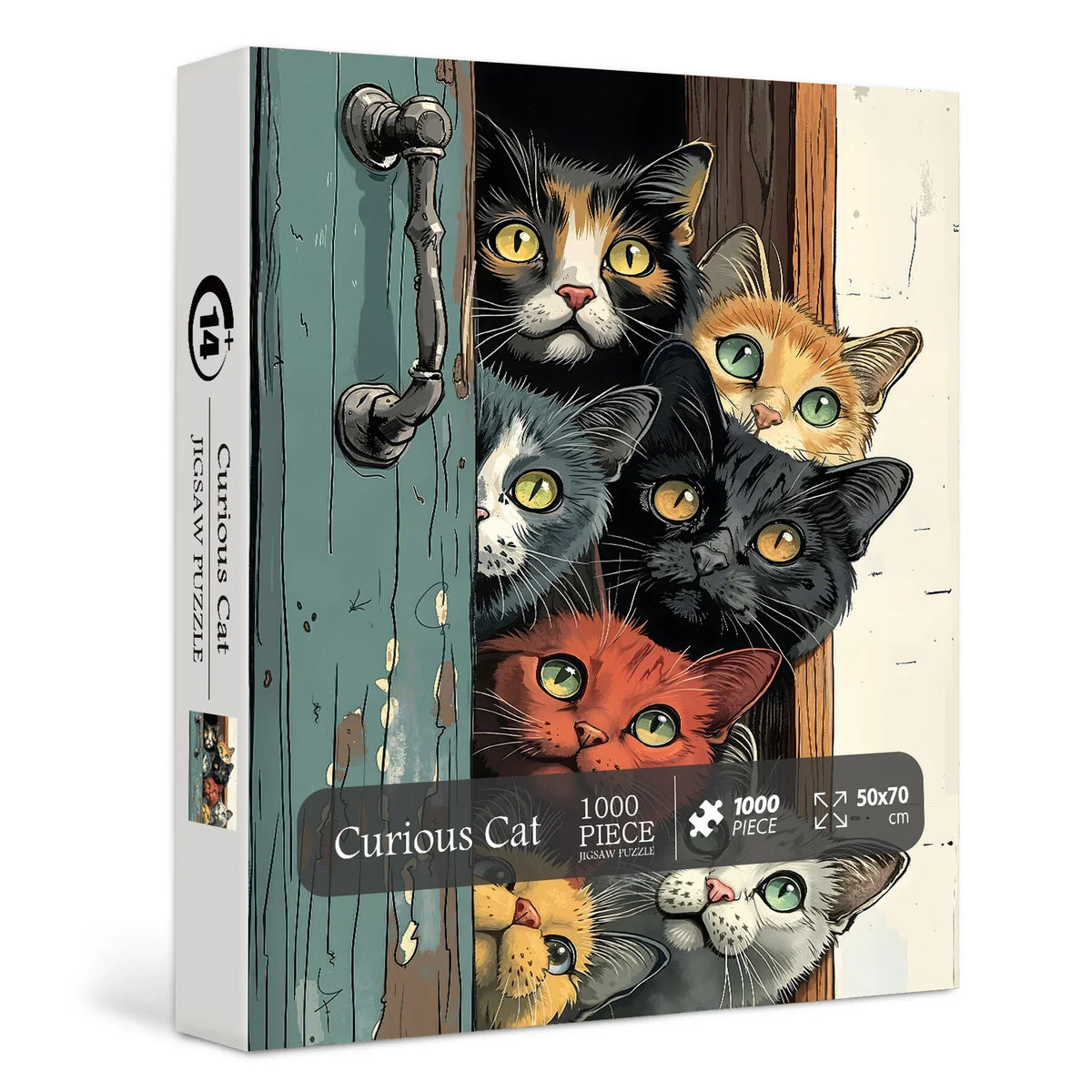 Curious Cat Puzzle Puzzle 1000 pièces