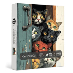 Curious Cat Puzzle Puzzle 1000 pièces