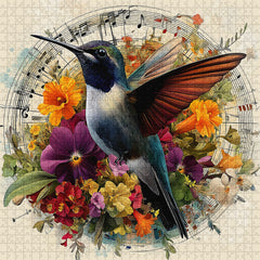 Blumenbesucher-Puzzle 1000 Teile