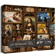 Puzzle Musée d'art du chat 1000 pièces