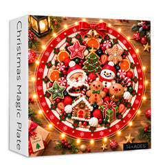Christmas Magic Plate Jigsaw Puzzle 1000 Pieces