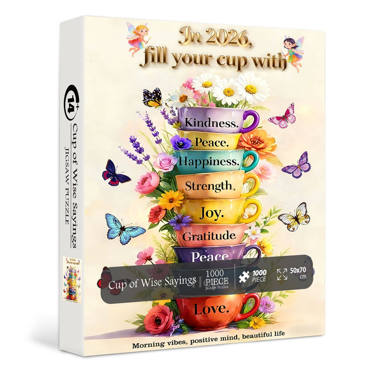 Cup of Wise Sayings Jigsaw Puzzle 1000 Pieces
