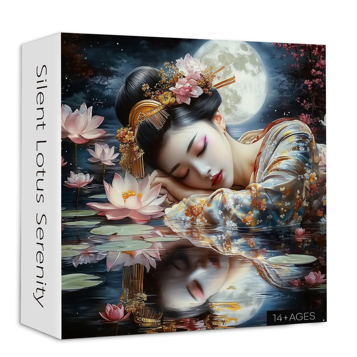 Silent Lotus Serenity Jigsaw Puzzle 1000 Pieces