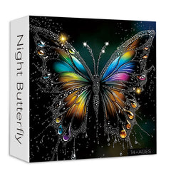 Nocturno mariposa rompecabezas rompecabezas 1000 piezas