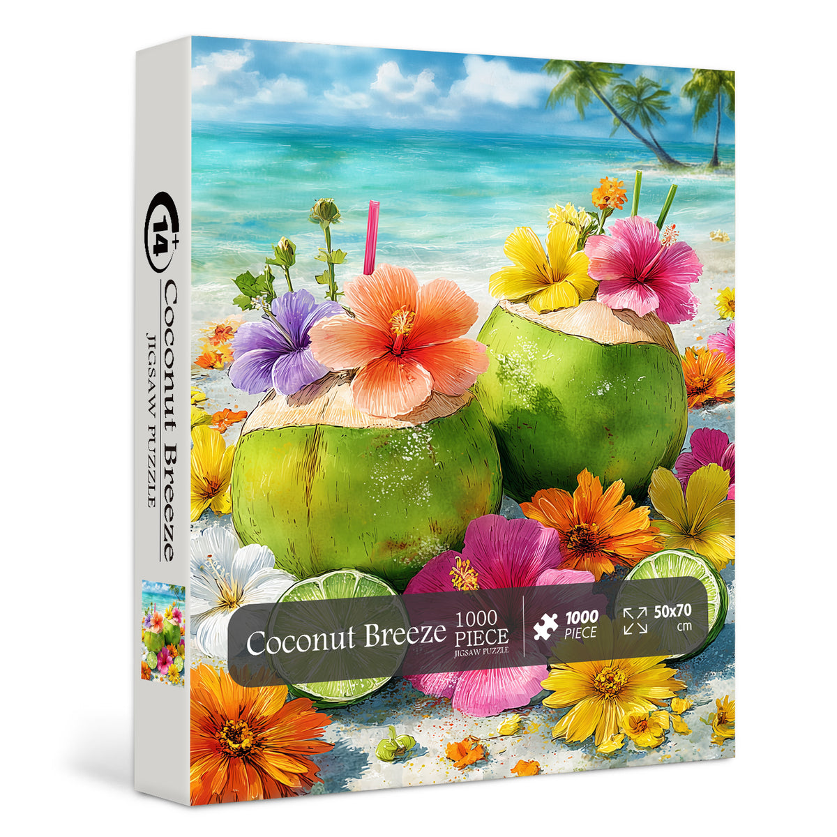 Coconut Breeze Jigsaw Puzzle 1000 Pieces