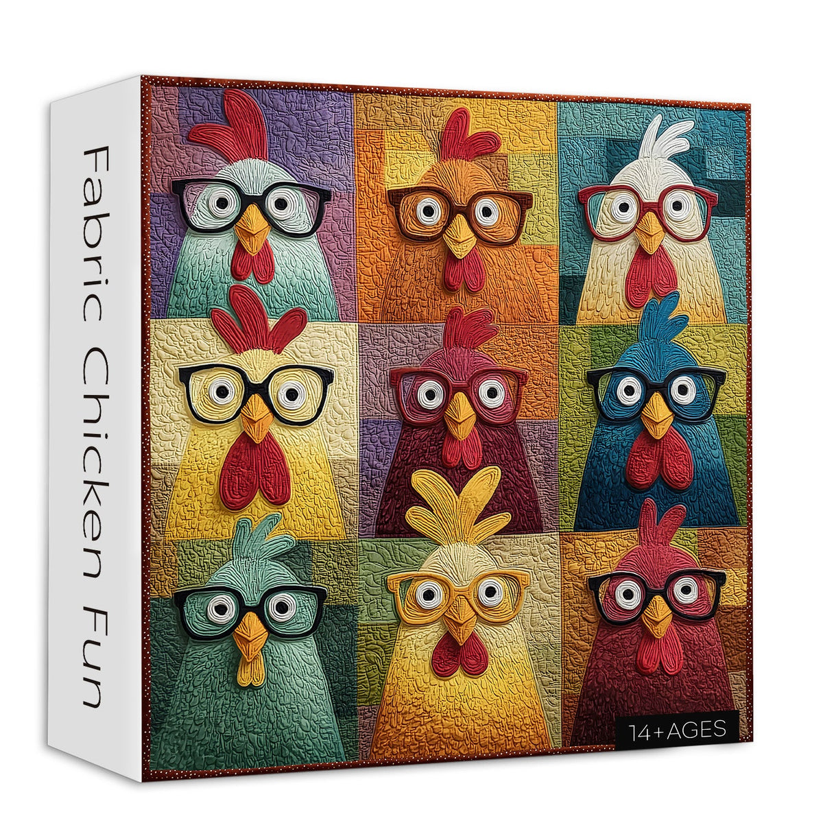 Stoff-Huhn-Spaß-Puzzle, 1000 Teile