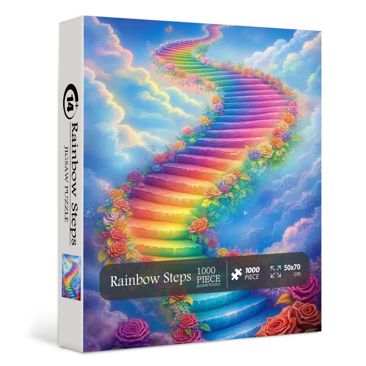 Rainbow Steps Jigsaw Puzzle 1000 Pieces