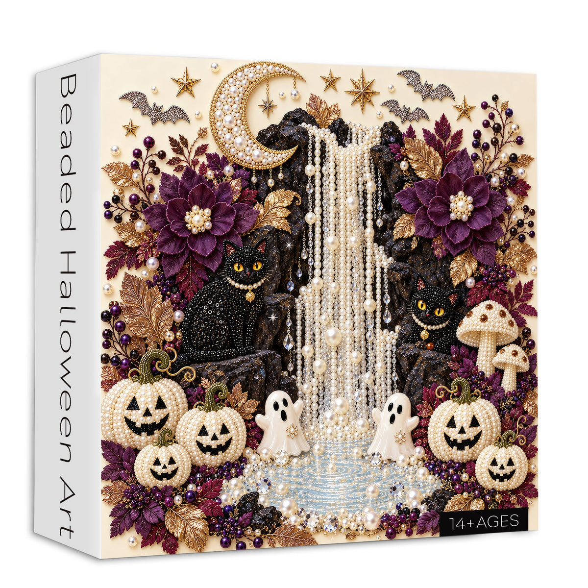 Halloween-Kunstpuzzle mit Perlen, 1000 Teile