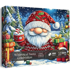 Célébration du Père Noël fantaisiste Puzzle 1000 pièces