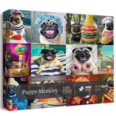 Welpen Memory Puzzle 1000 Stücke