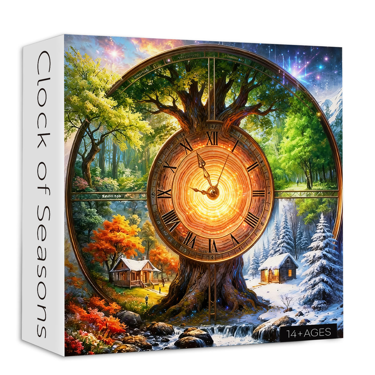 Clock of Seasons Jigsaw Puzzle 1000 Pieces