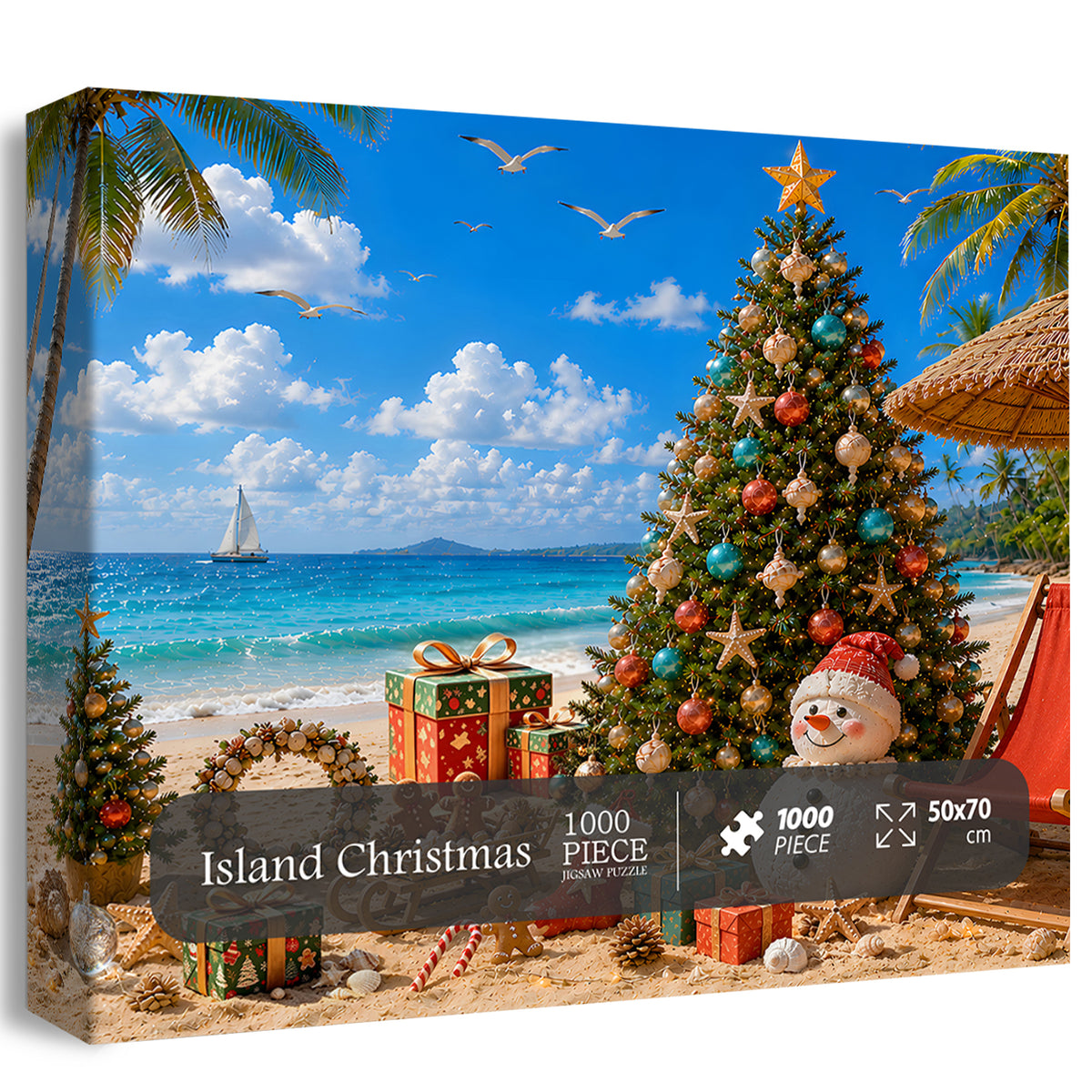 Island Christmas Jigsaw Puzzle 1000 Pieces