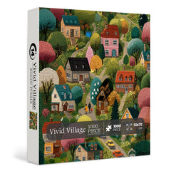 Puzzle Vivid Village da 1000 pezzi