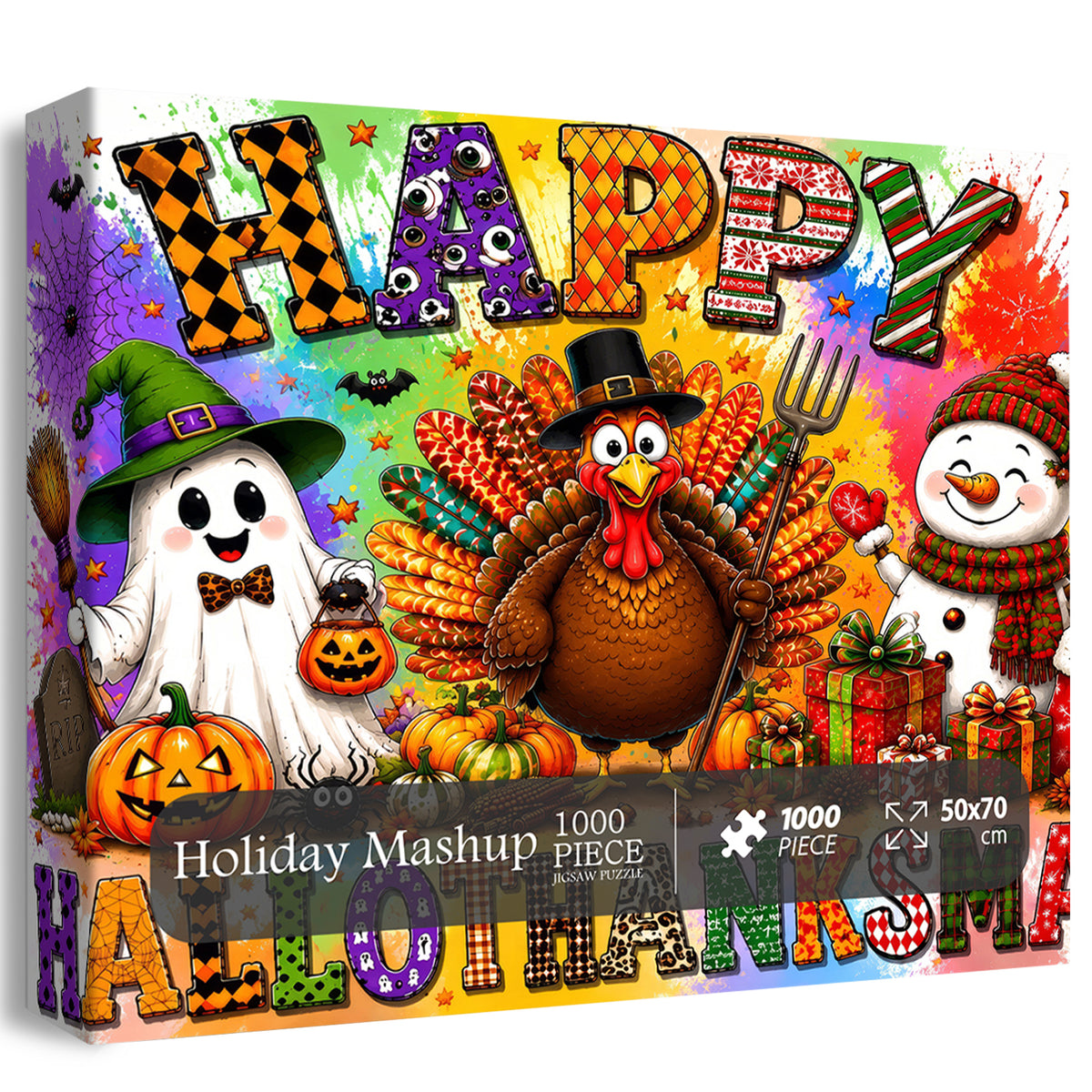 Holiday Mashup Jigsaw Puzzle 1000 Pieces