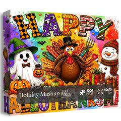 Holiday Mashup Jigsaw Puzzle 1000 Pieces