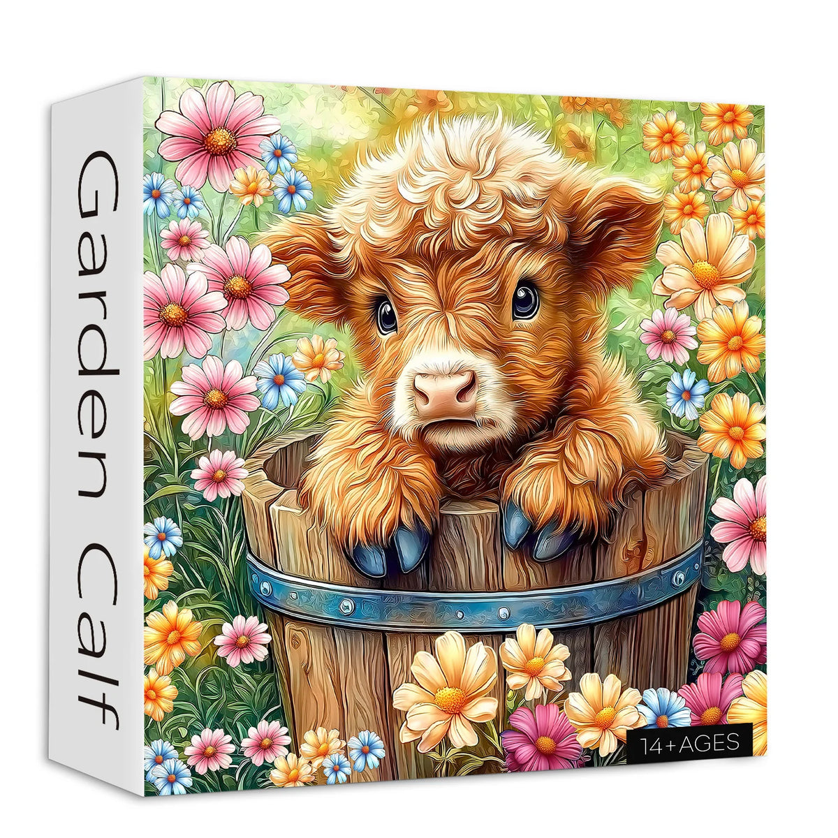 Garden Calf Jigsaw Puzzle 1000 Pieces