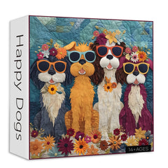 Happy Dogs Puzzle 1000 pièces 1000 pièces
