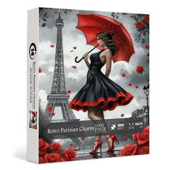 Retro Parisan Charm Puzzle 1000 pièces