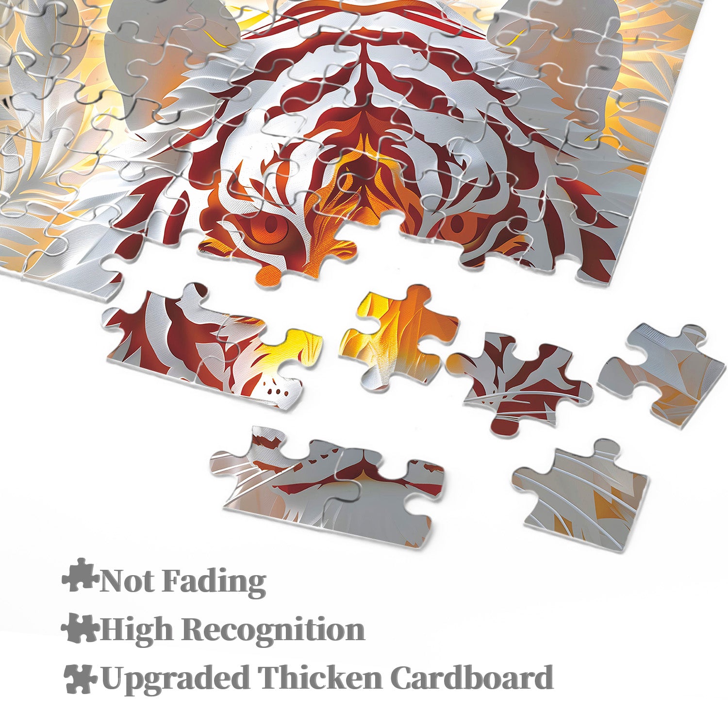 Paper Tiger Shadow Jigsaw Puzzles 1000 Pieces