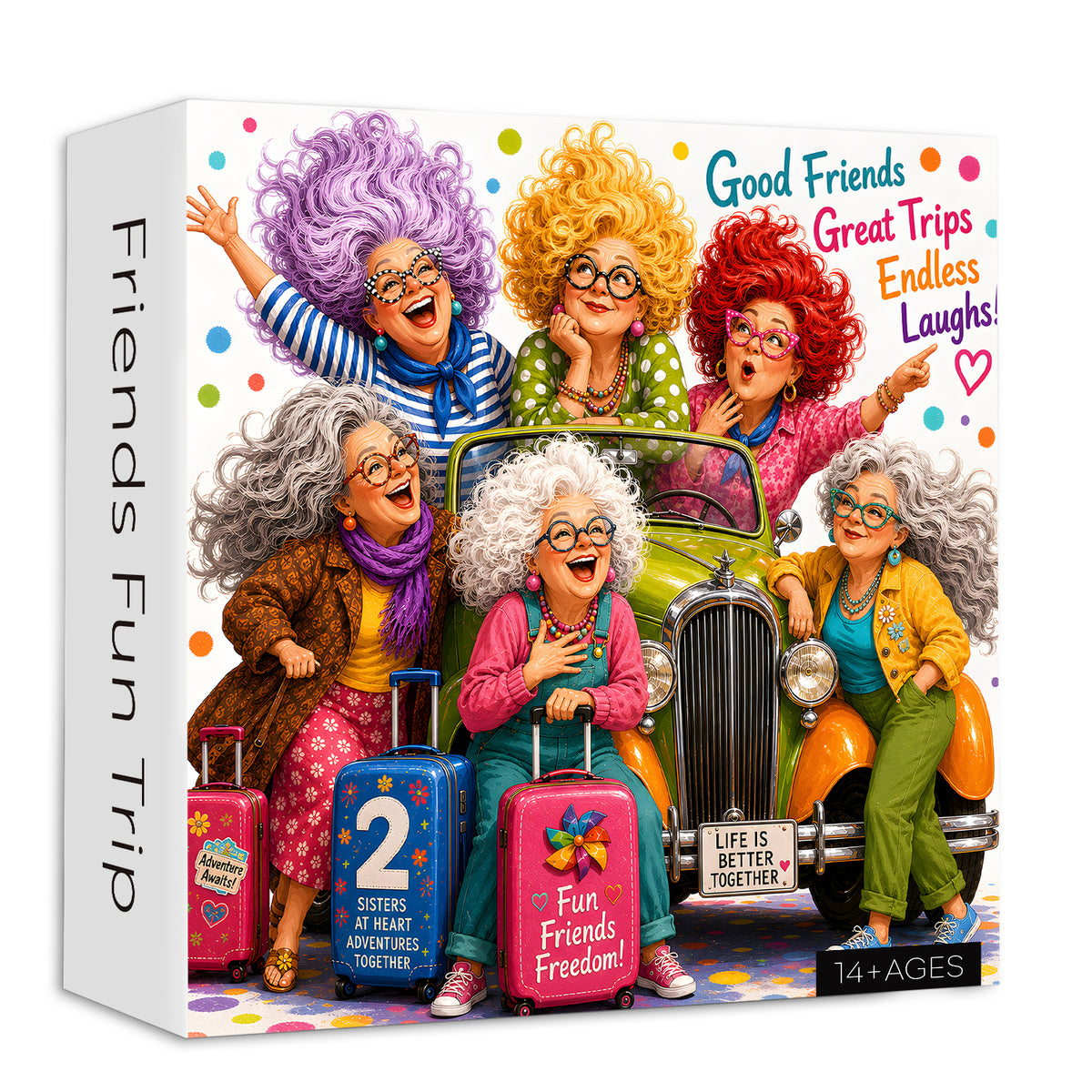 Friends Fun Trip Jigsaw Puzzle 1000 Pieces