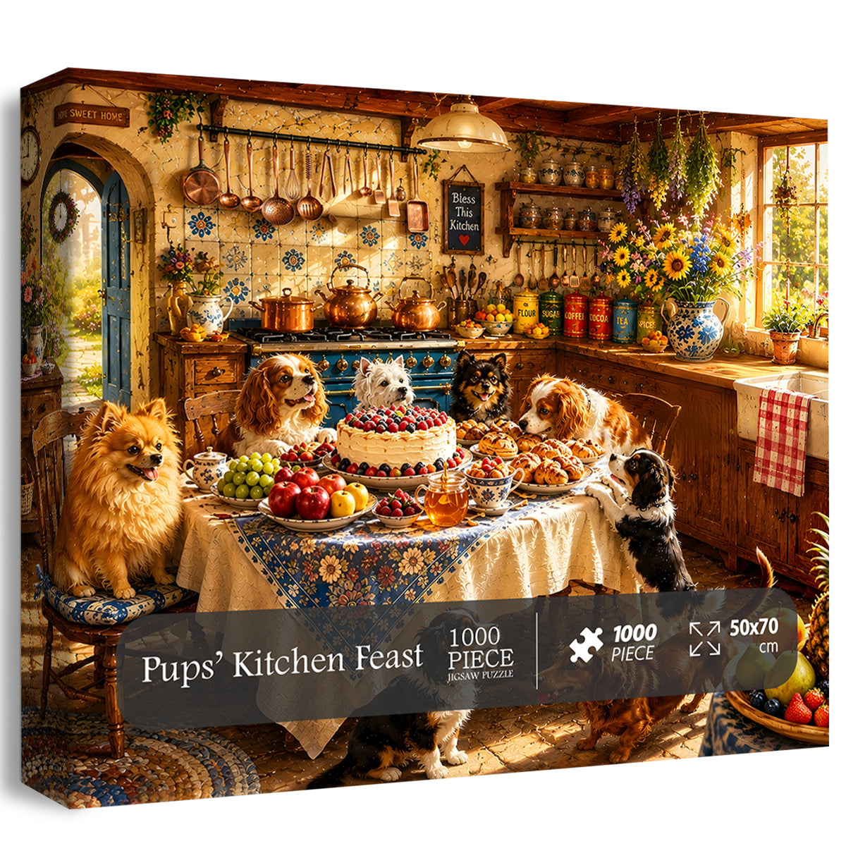 Pups' Kitchen Feast Puzzle 1000 Teile