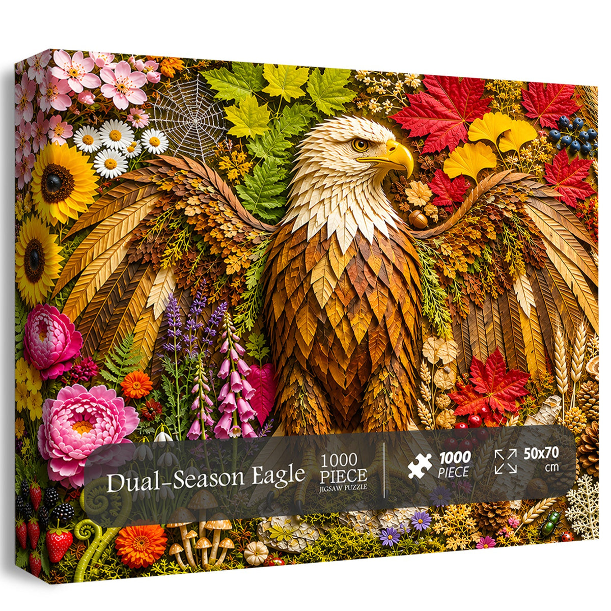 Dual-Season Eagle Jigsaw Puzzle 1000 Pieces