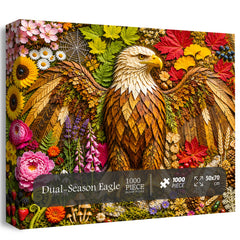 Dual-Season Eagle Jigsaw Puzzle 1000 Pieces