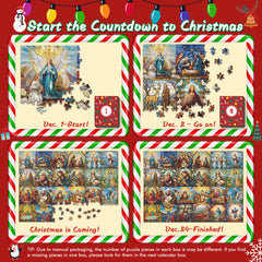 Life Of Jesus Advent Calendar Jigsaw Puzzle 1000 Pieces