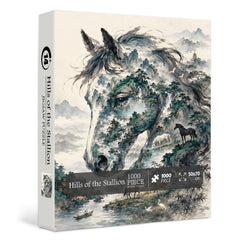 Hills of the Stallion Jigsaw Puzzle 1000 Pieces