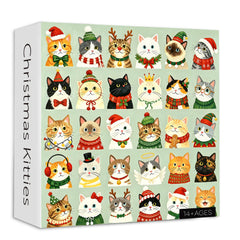 Christmas Kitties Jigsaw Puzzle 1000 Pieces
