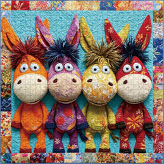 Gesteppte Esel Puzzle 1000 Teile