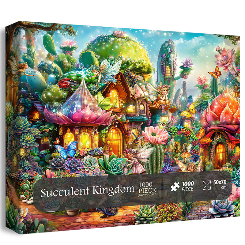 Succulent Kingdom Jigsaw Puzzles 1000 Pieces