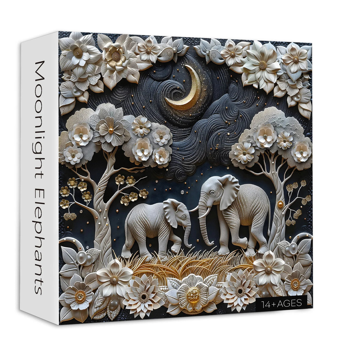 Moonlight Elephants Puzzle 1000 Pizzle