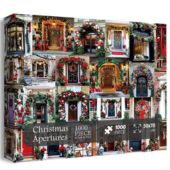 Christmas Apertures Jigsaw Puzzles 1000 Pieces