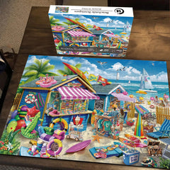 Beachside Boutiques Jigsaw Puzzle 1000 Pieces