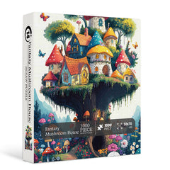 Fantasy Mushroom House Jigsaw Puzzle 1000 Pieces