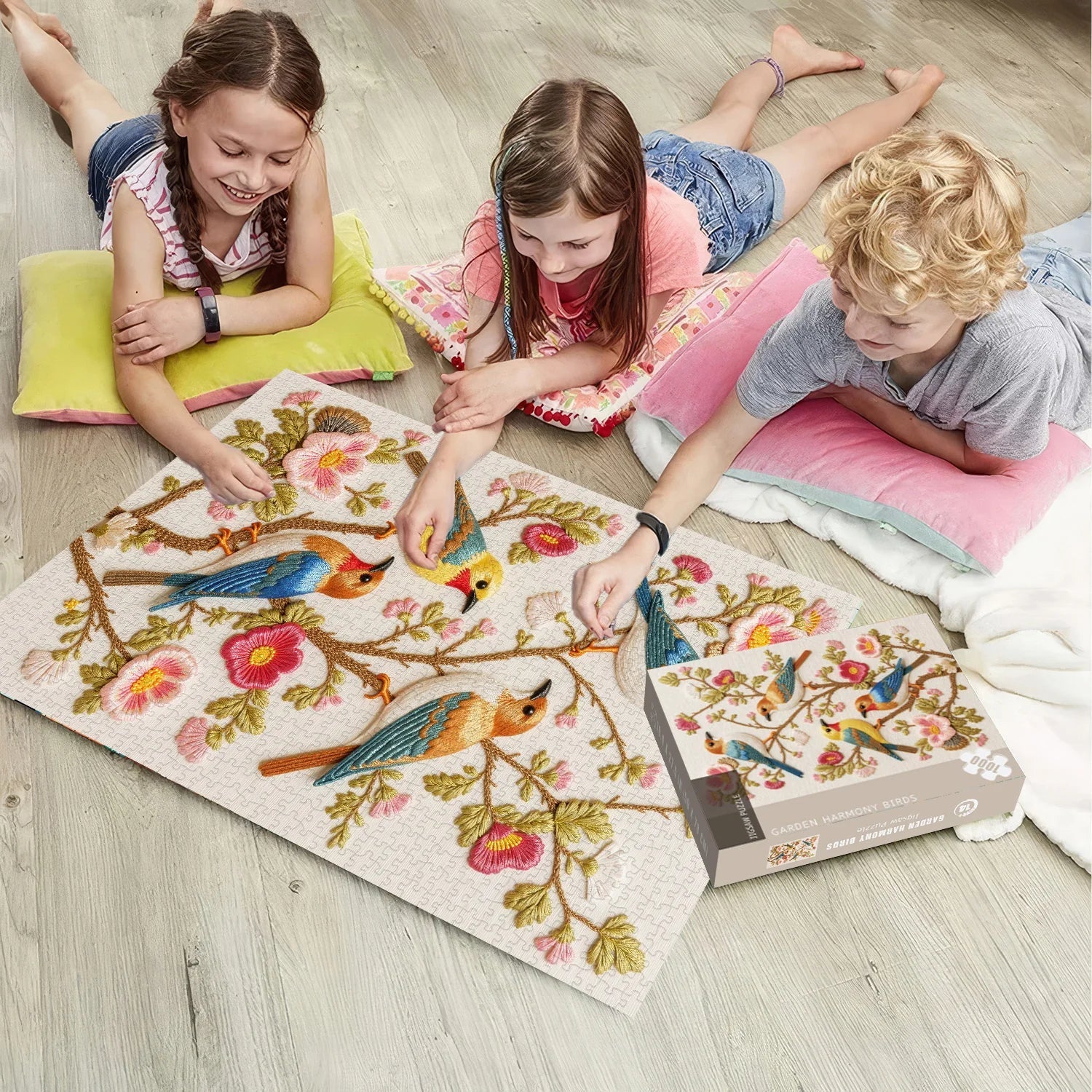 Garden Harmony Birds Jigsaw Puzzle 1000 Pieces