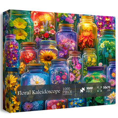 Floral Kaleidoscope Jigsaw Puzzle 1000 Pieces