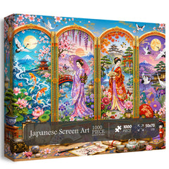 Puzzle con schermo artistico giapponese da 1000 pezzi