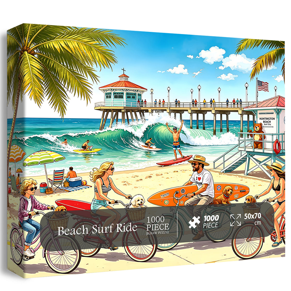 Puzzle Beach Surf Ride 1000 pièces