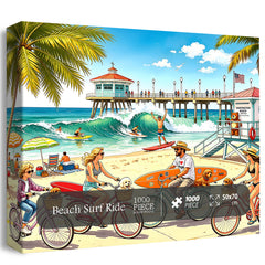 Puzzle Beach Surf Ride 1000 pièces