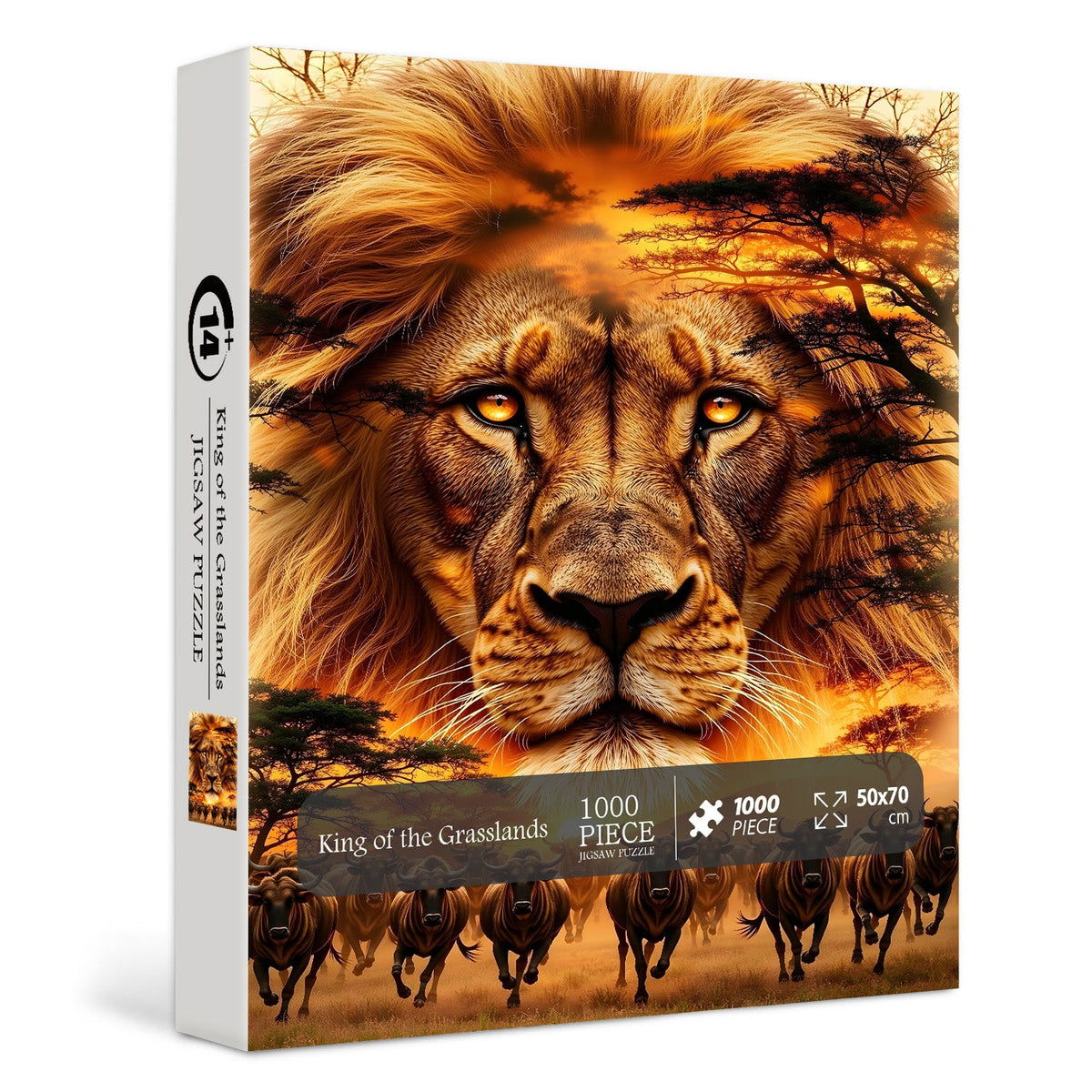 Puzzle del Re delle Praterie, 1000 pezzi