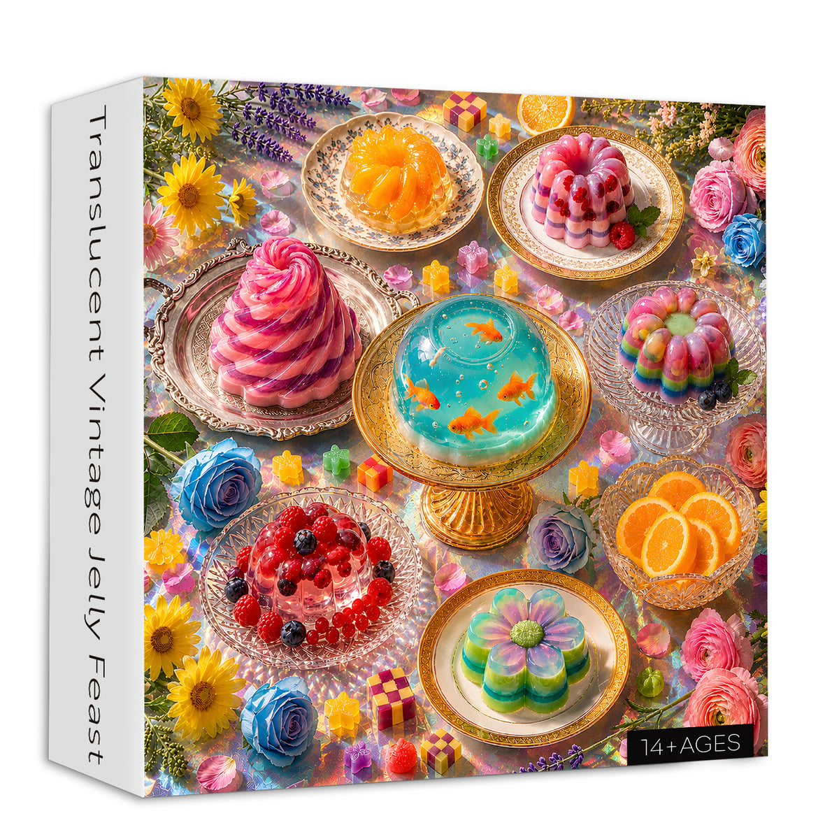 Translucent Vintage Jelly Feast Jigsaw Puzzle 1000 Pieces