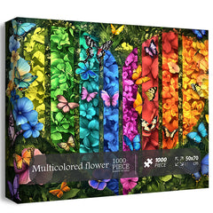 Multicolored Flower Jigsaw Puzzle 1000 Pieces