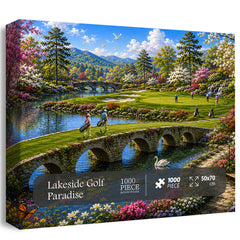 Lakeside Golf Paradise Jigsaw Puzzle 1000 Pieces