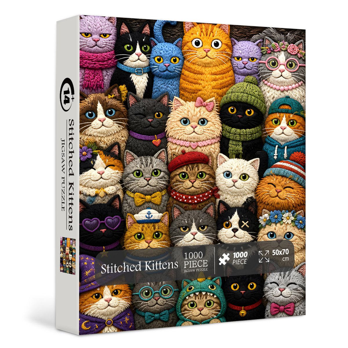 Stitched Kittens Jigsaw Puzzle 1000 Pieces