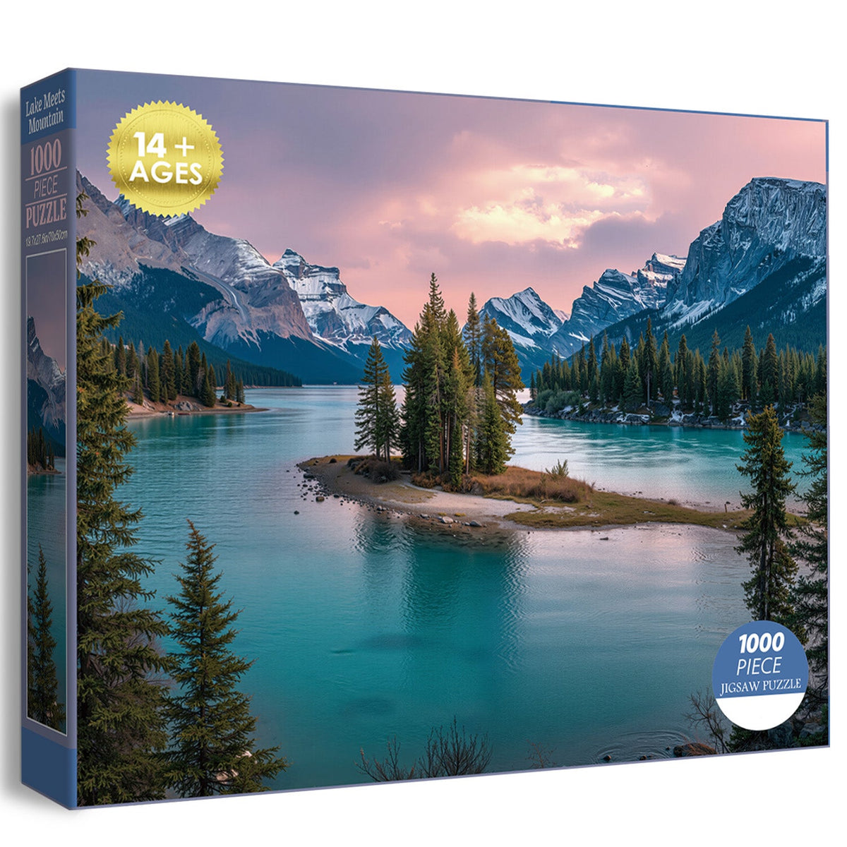 Le lac rencontre la montagne Puzzle 1000 pièces