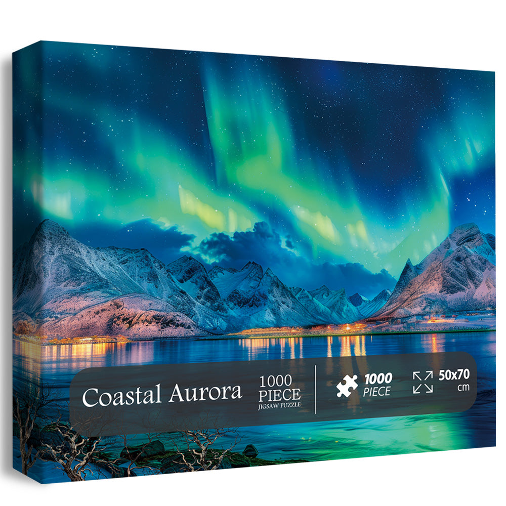 Coastal Aurora Jigsaw Puzzle 1000 Pieces